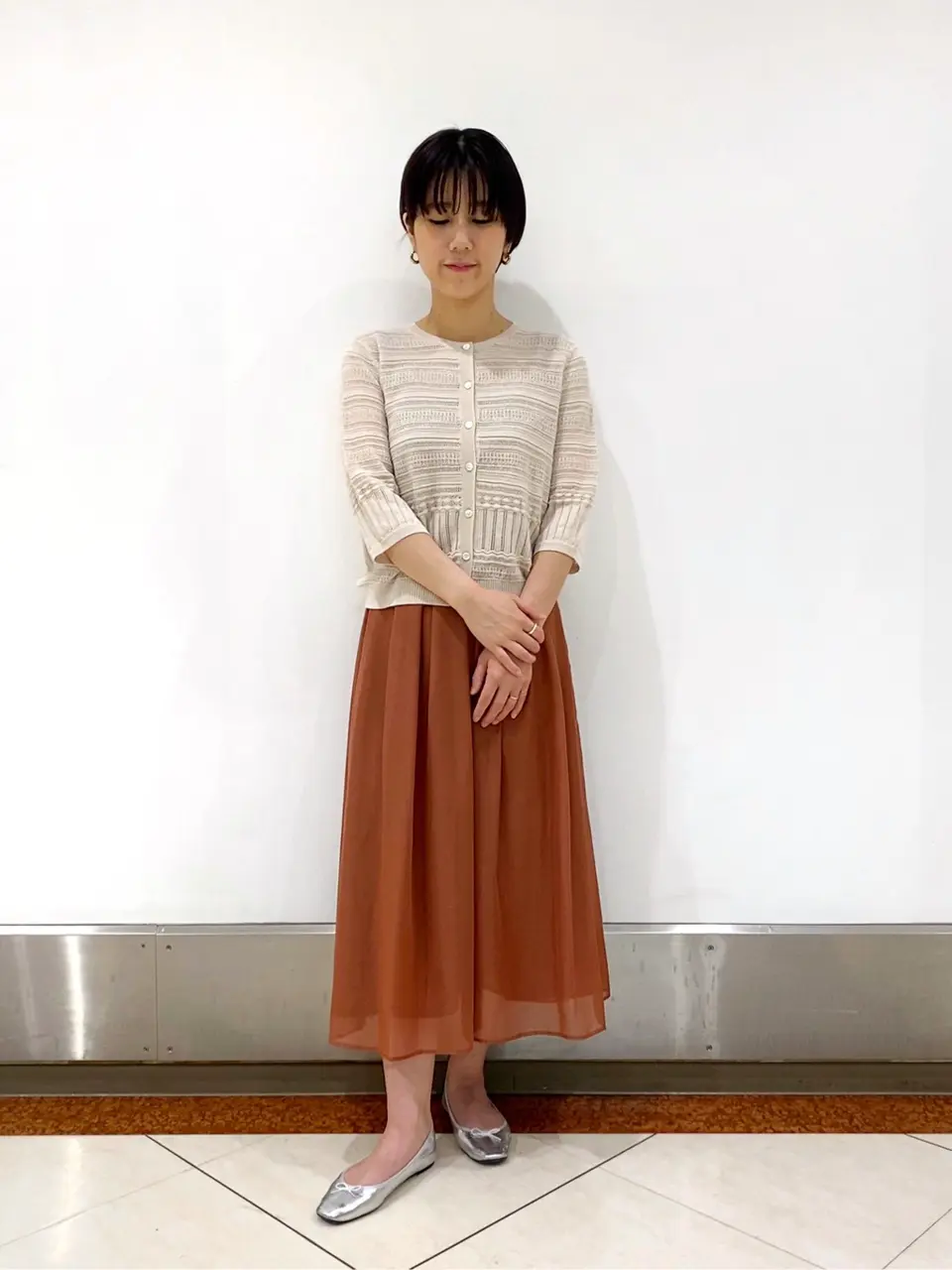 J.PRESS LADIES 島田 コーディネート画像