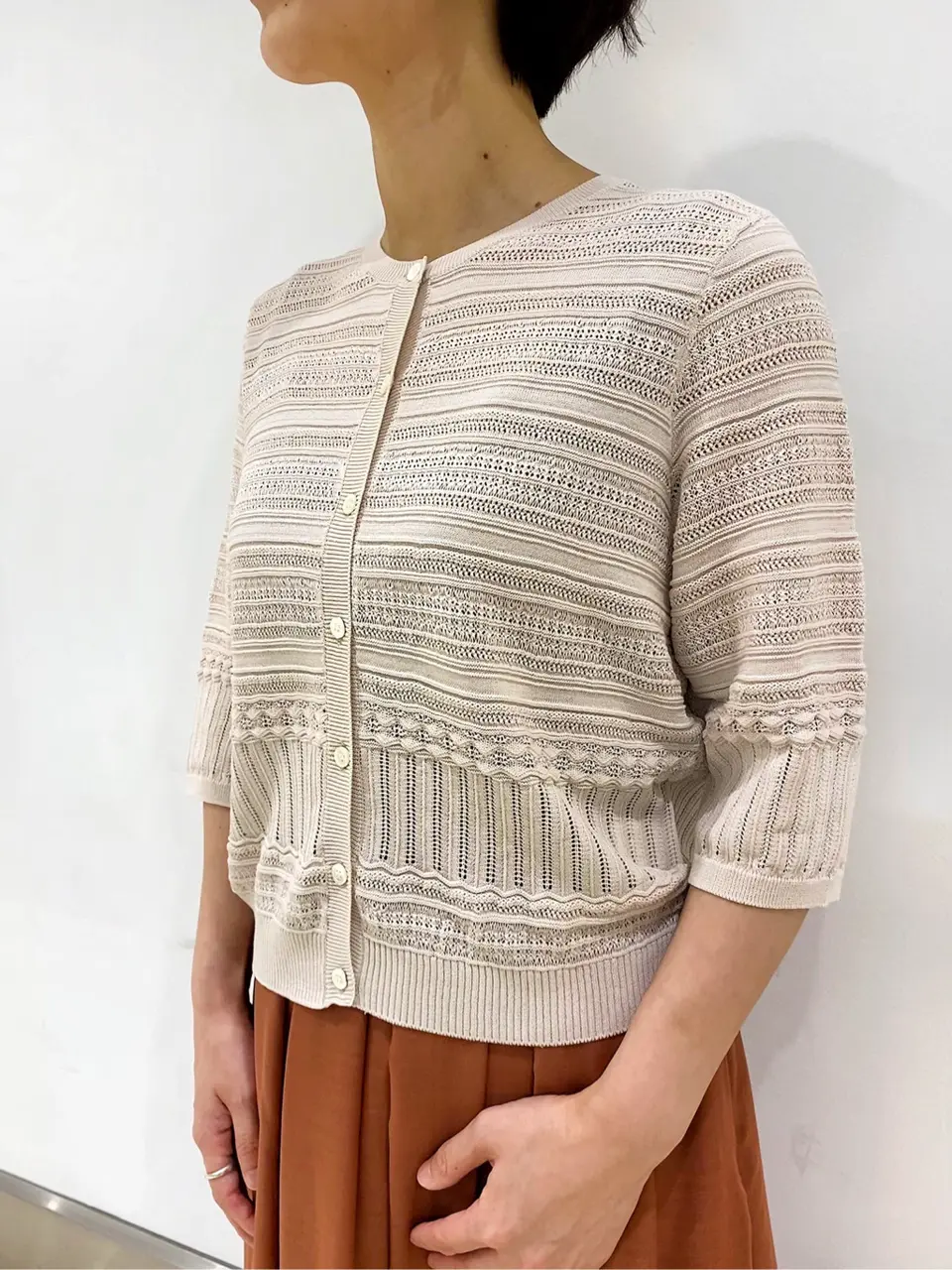 J.PRESS LADIES 島田 コーディネート画像