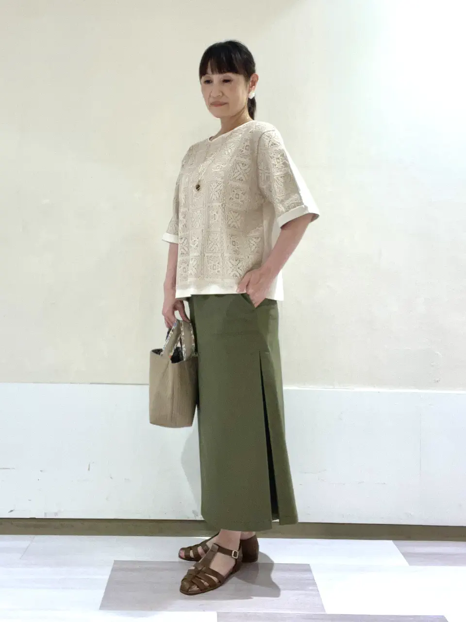 J.PRESS LADIES 楠本 コーディネート画像