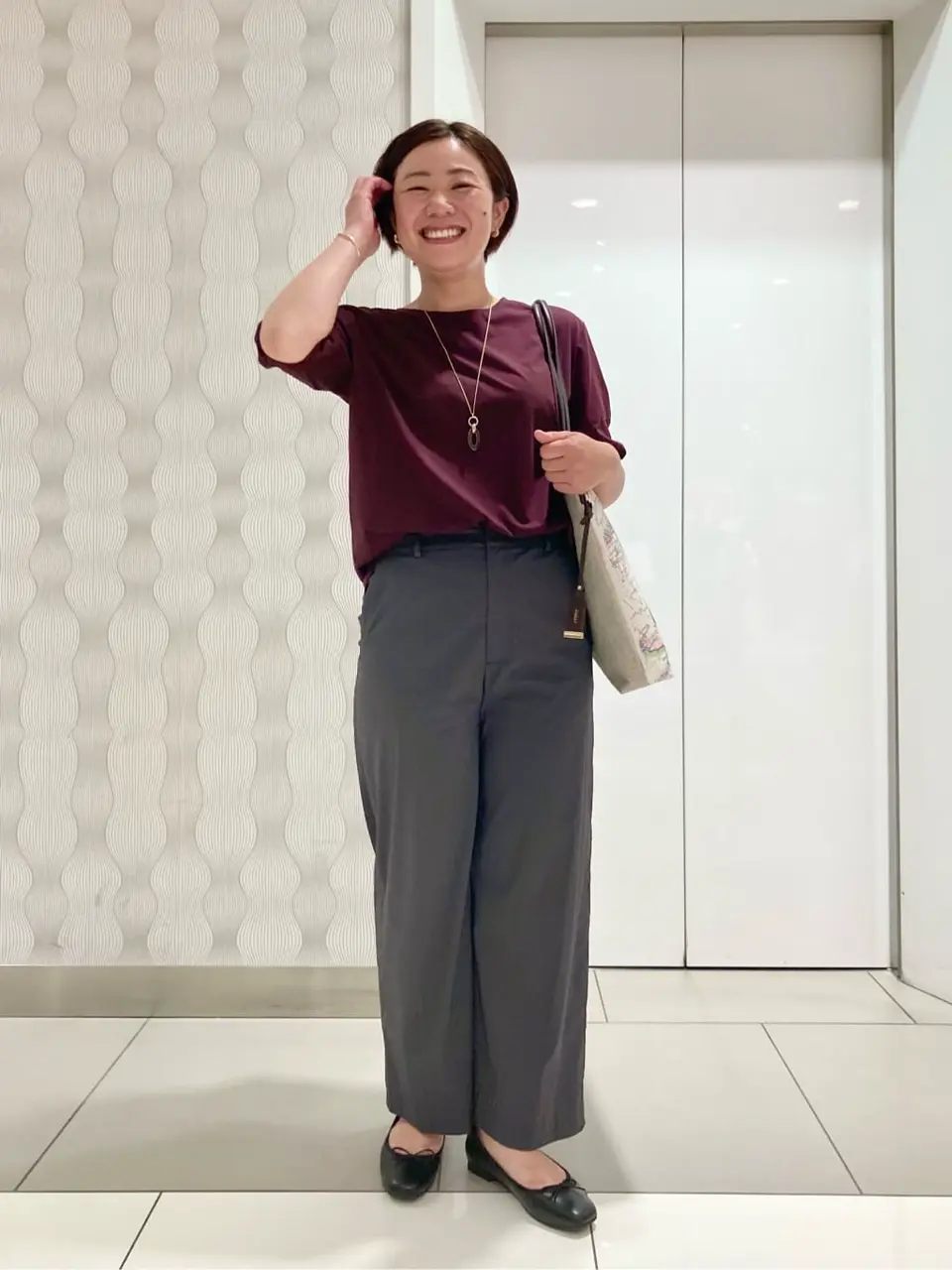 J.PRESS LADIES 辻本 コーディネート画像