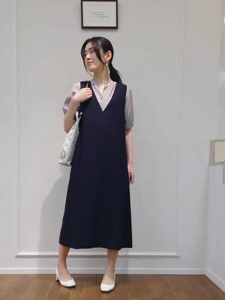  最上 コーディネート画像