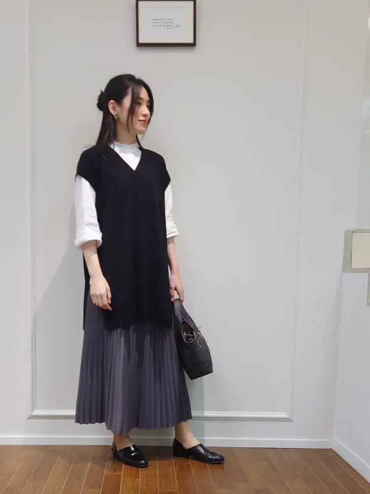  最上 コーディネート画像