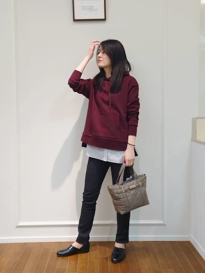  最上 コーディネート画像