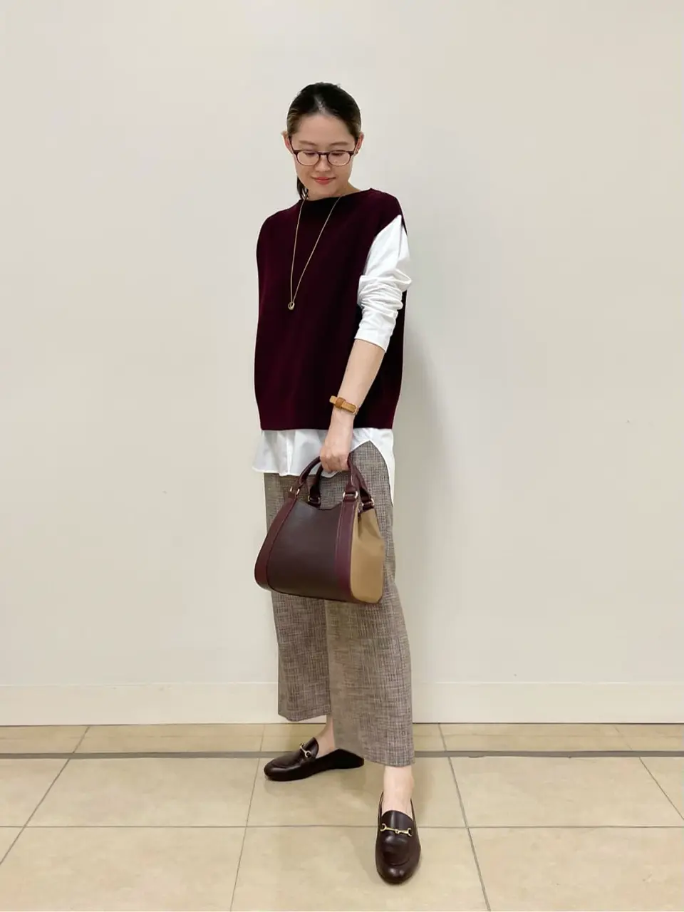 J.PRESS LADIES 佐藤 コーディネート画像