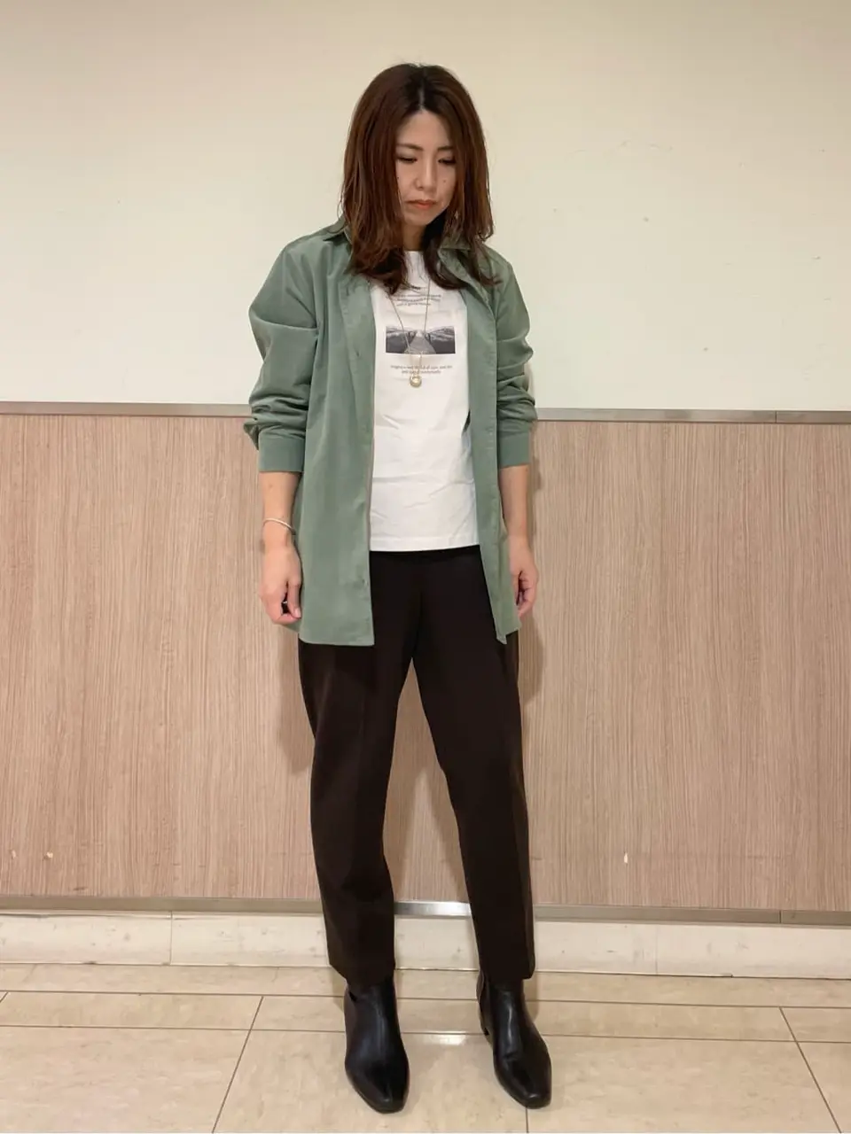  スタッフ コーディネート画像