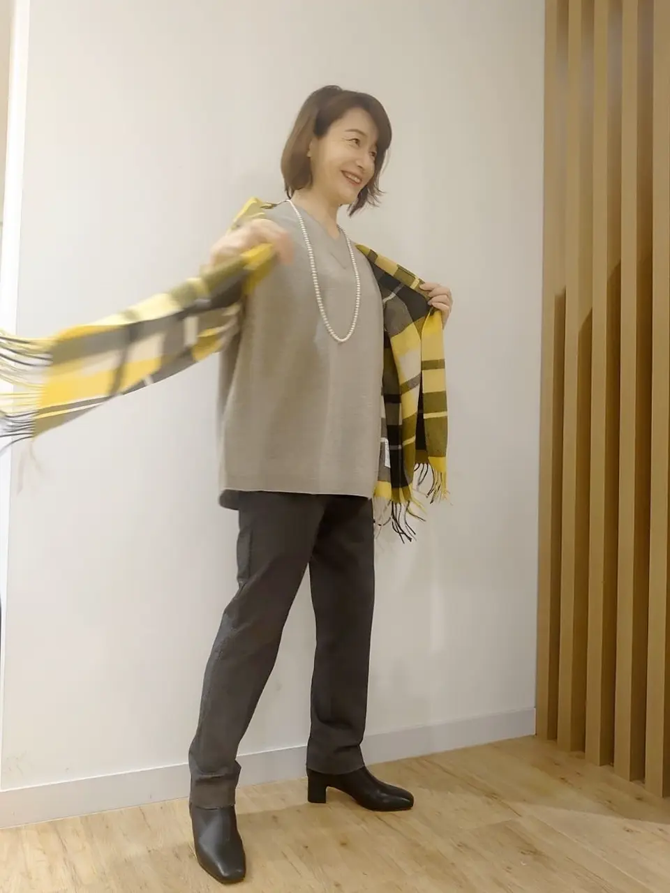 J.PRESS LADIES スタッフ コーディネート画像