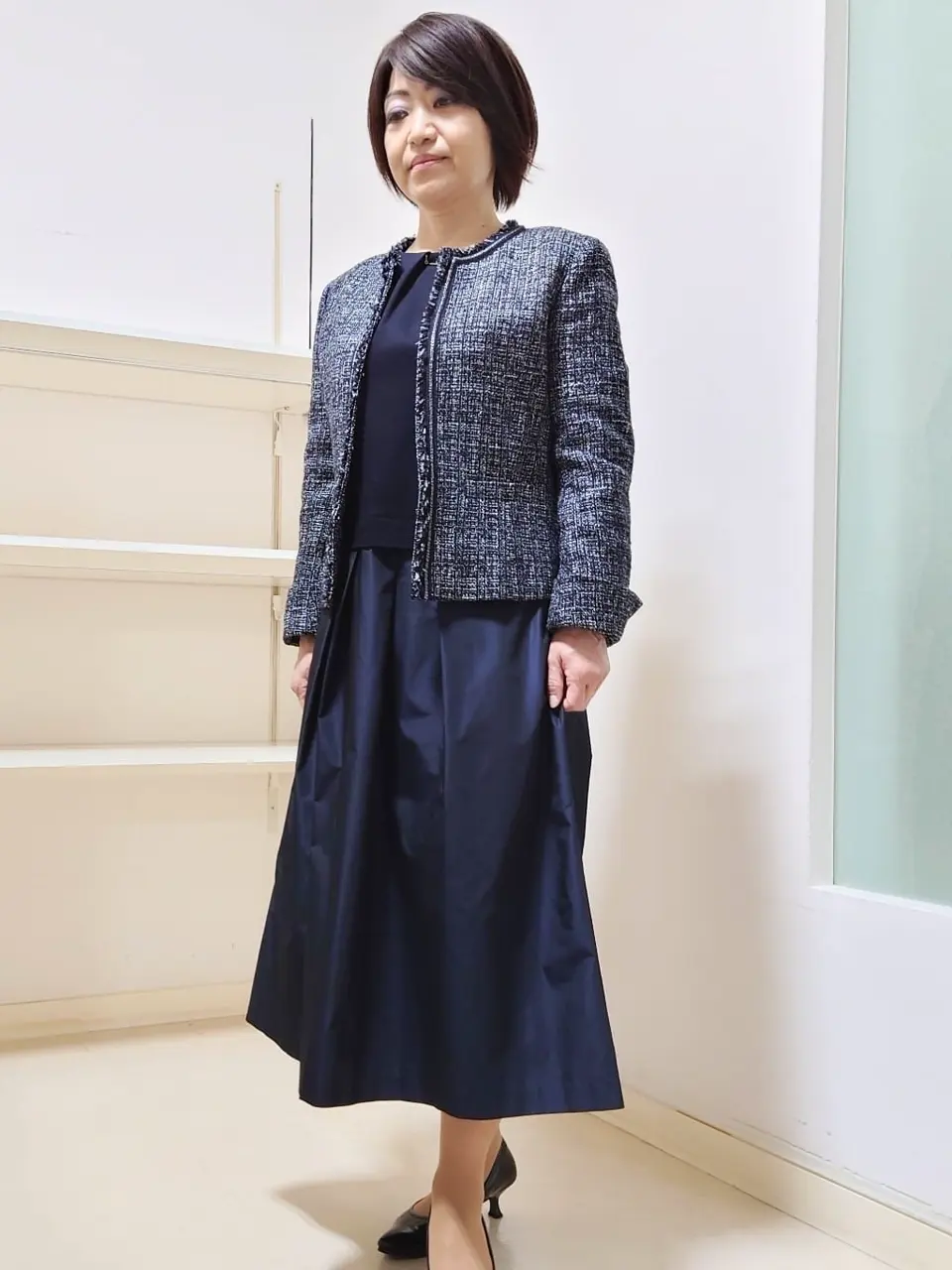 J.PRESS LADIES スタッフ コーディネート画像