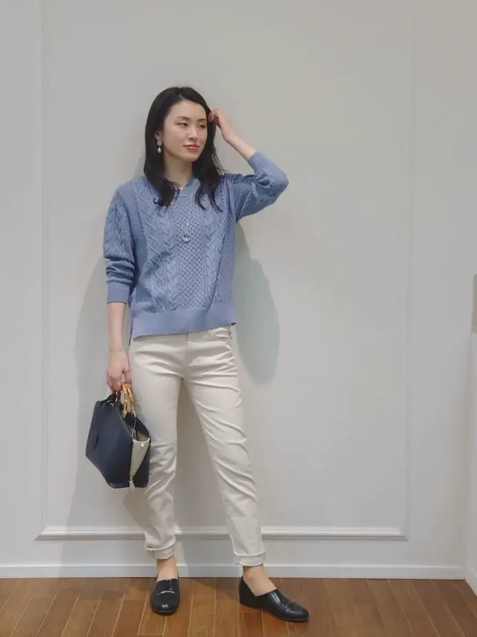  最上 コーディネート画像