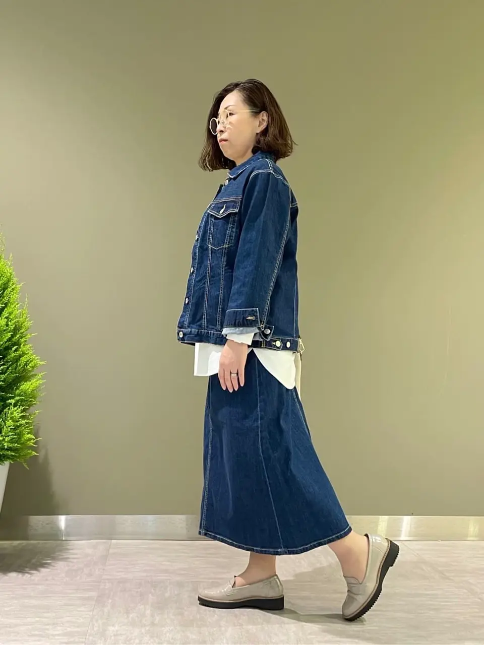 J.PRESS LADIES 髙木元 コーディネート画像