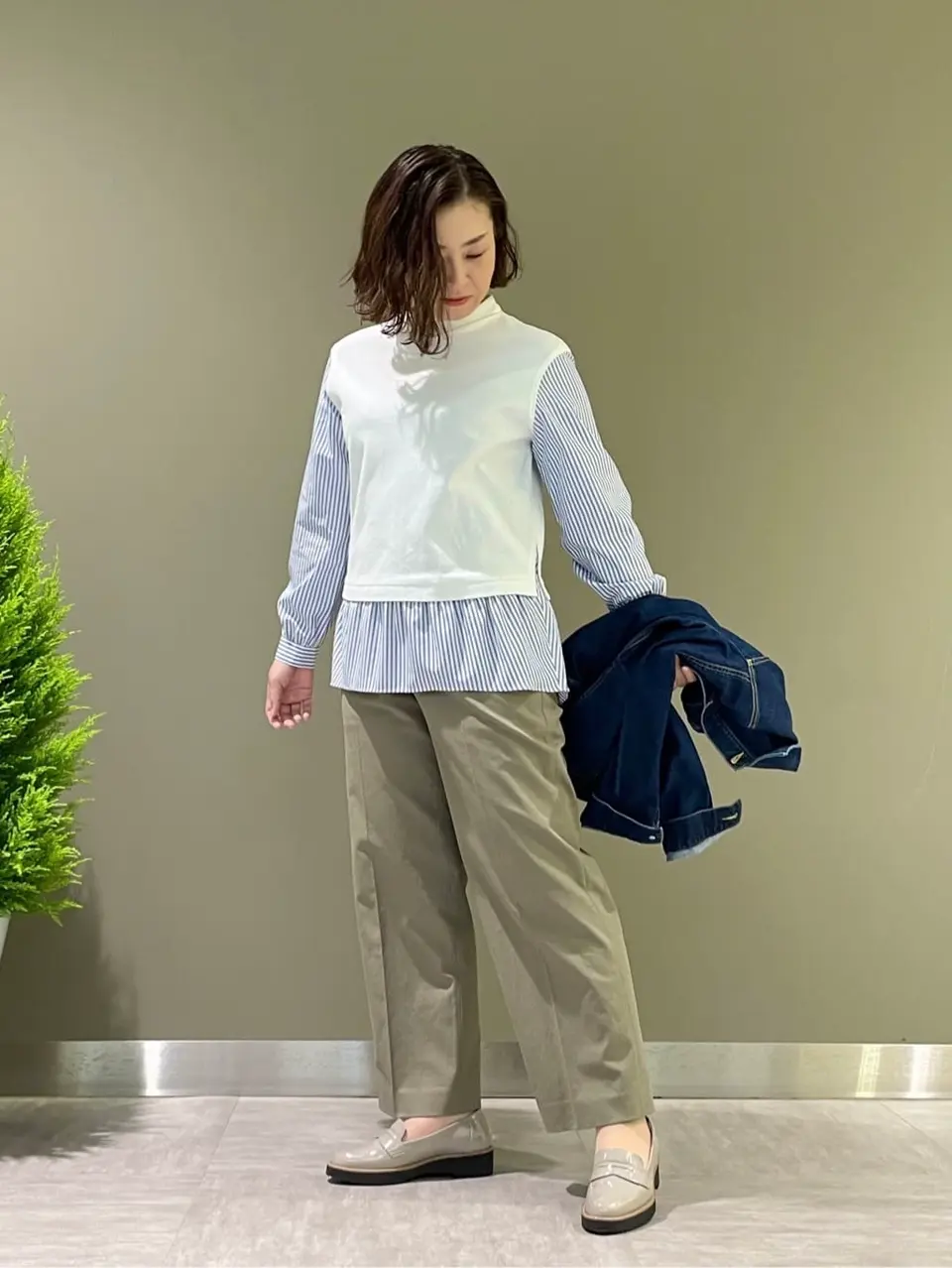 J.PRESS LADIES 髙木元 コーディネート画像