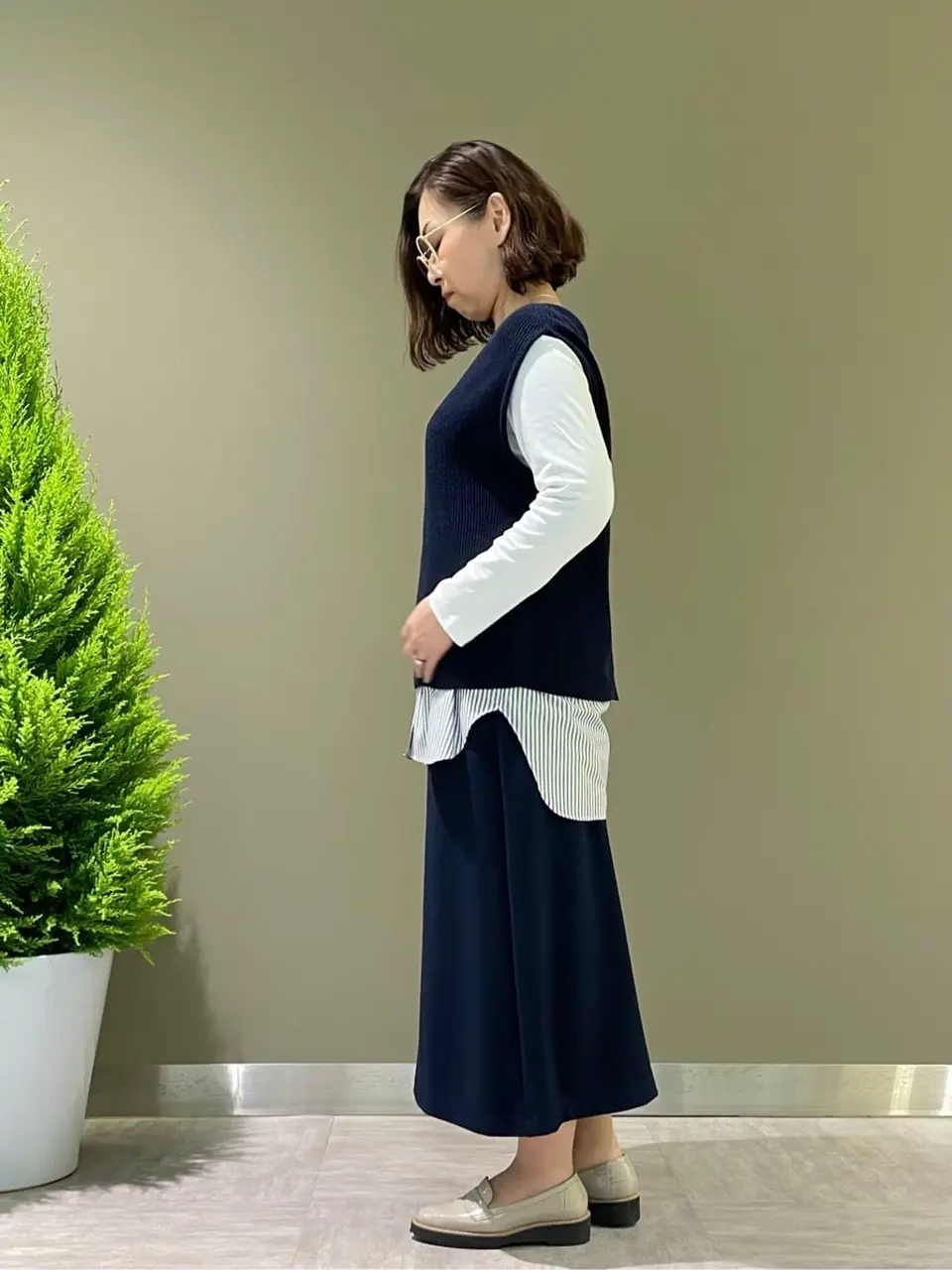 J.PRESS LADIES 髙木元 コーディネート画像