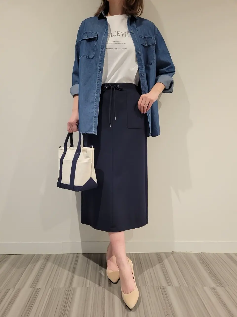 J.PRESS LADIES スタッフ コーディネート画像