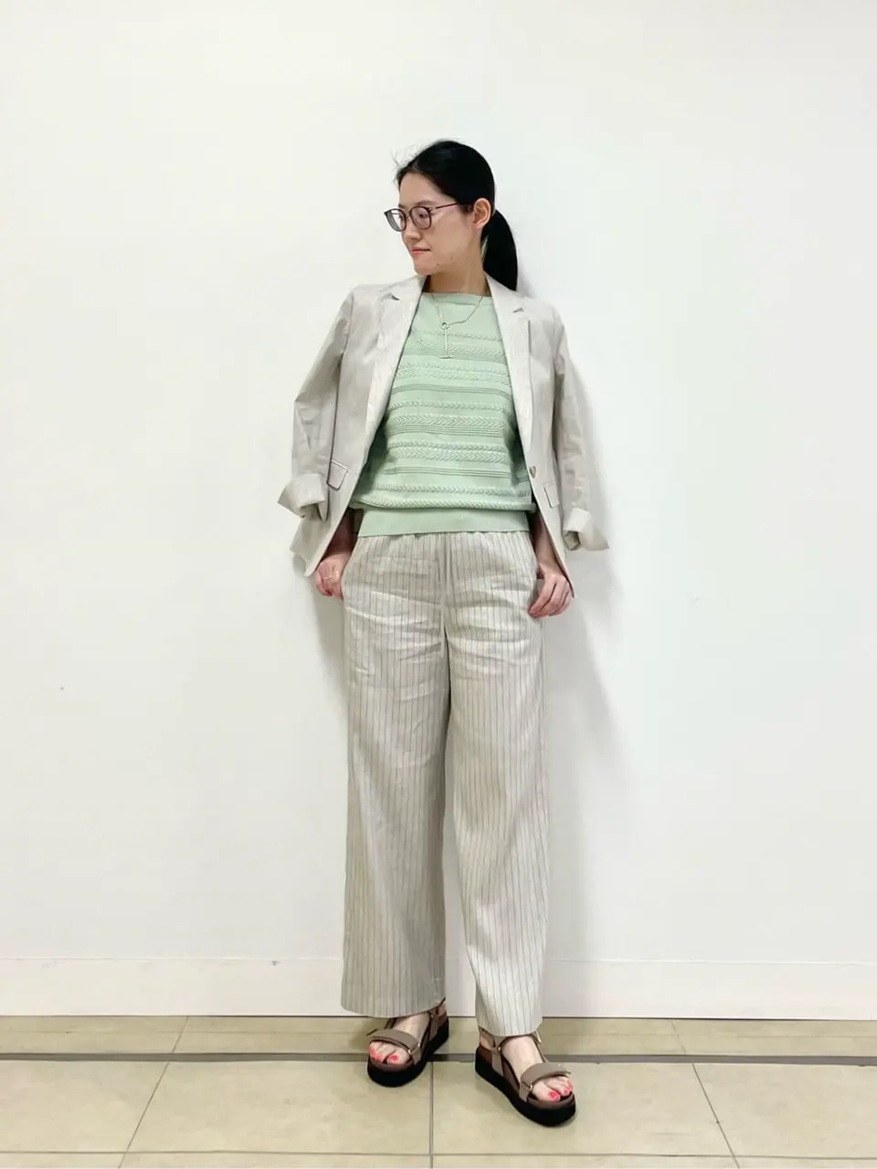 J.PRESS LADIES 佐藤 コーディネート画像