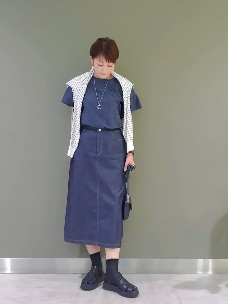 J.PRESS LADIES 坂本 コーディネート画像