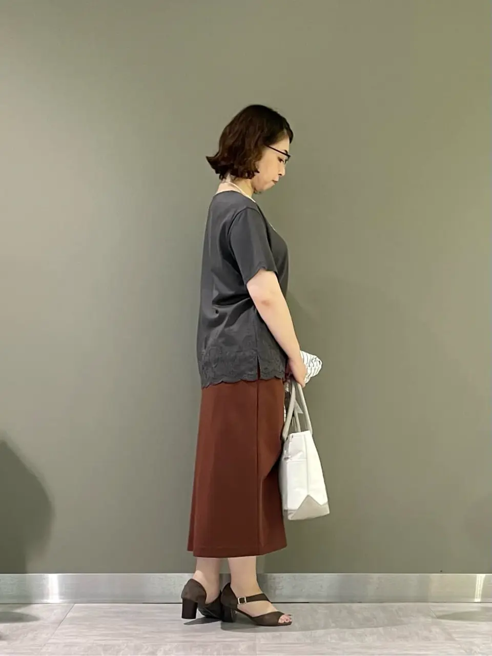 J.PRESS LADIES 髙木元 コーディネート画像