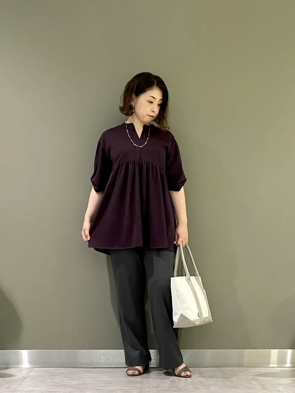 J.PRESS LADIES 髙木元 コーディネート画像