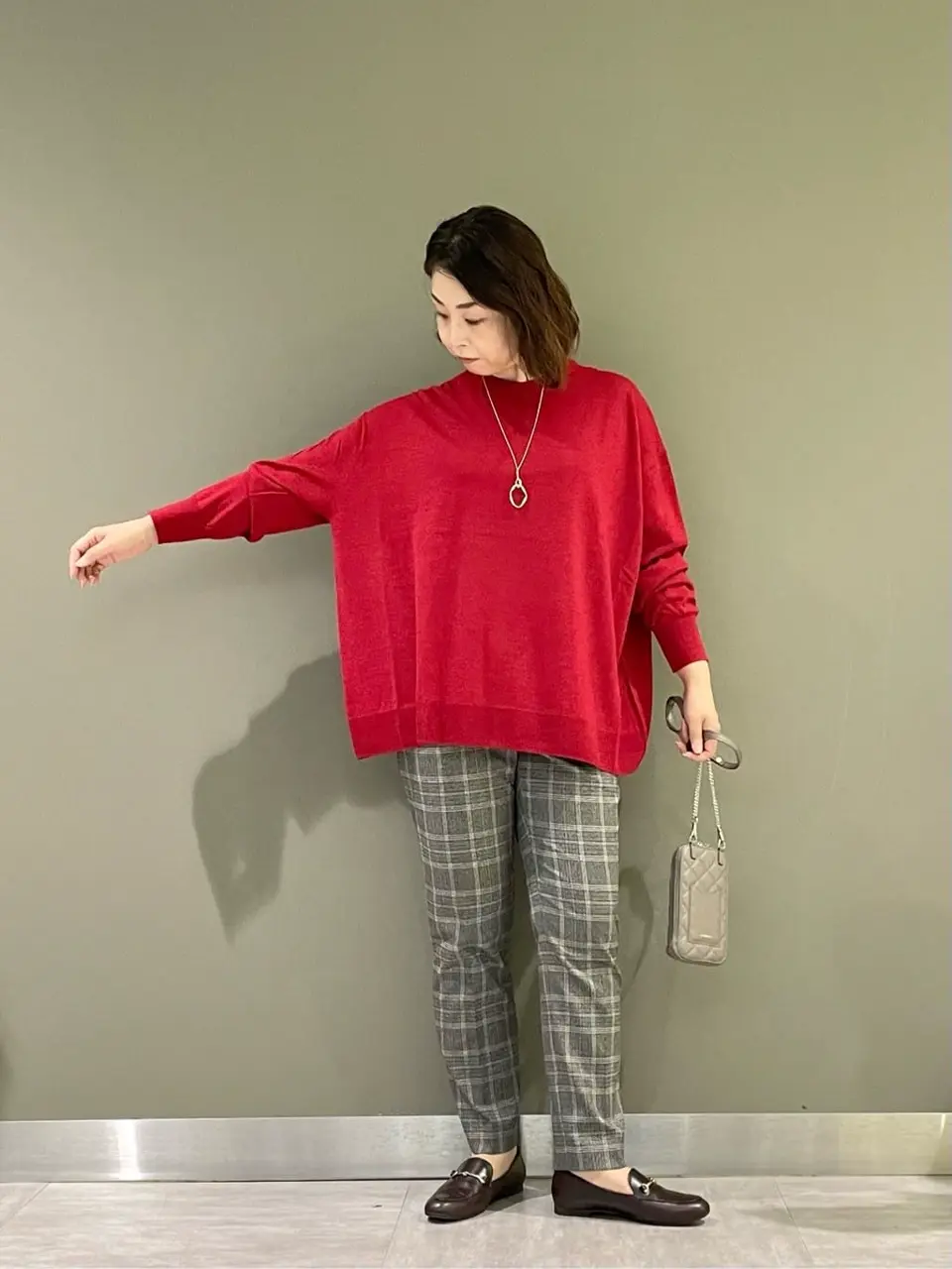 J.PRESS LADIES 髙木元 コーディネート画像