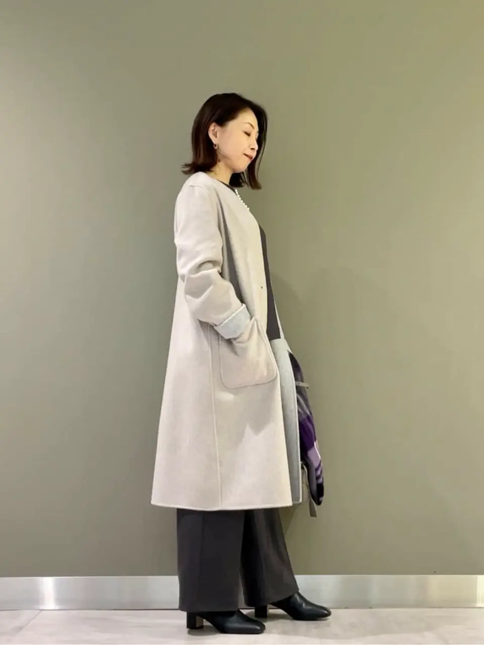 J.PRESS LADIES 髙木元 コーディネート画像