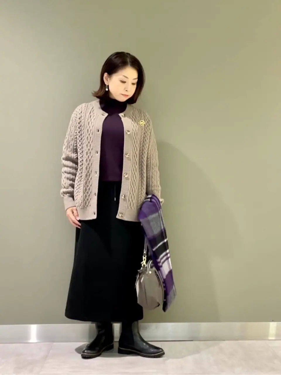 J.PRESS LADIES 髙木元 コーディネート画像