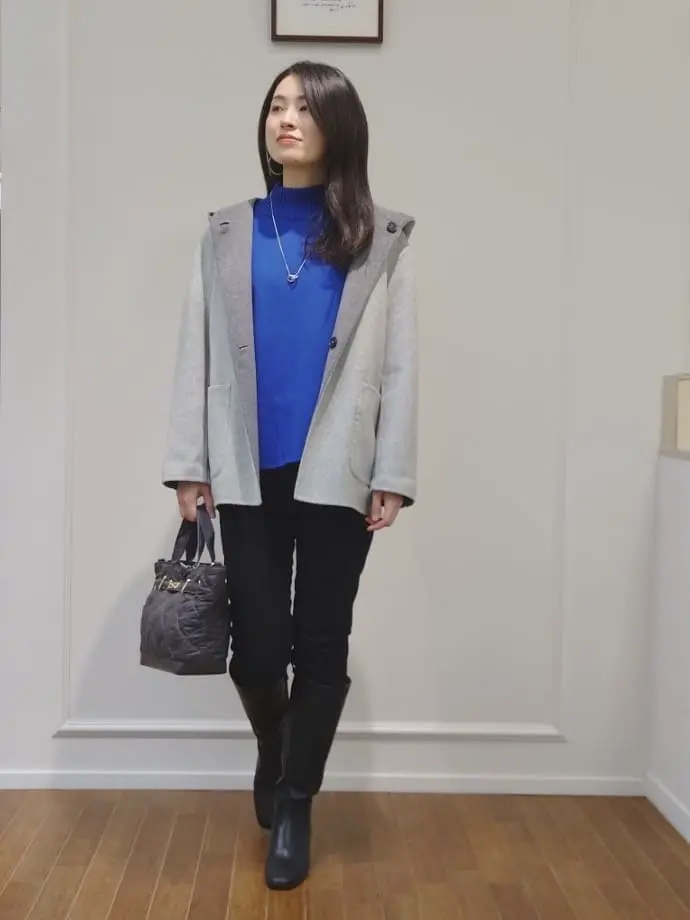  最上 コーディネート画像