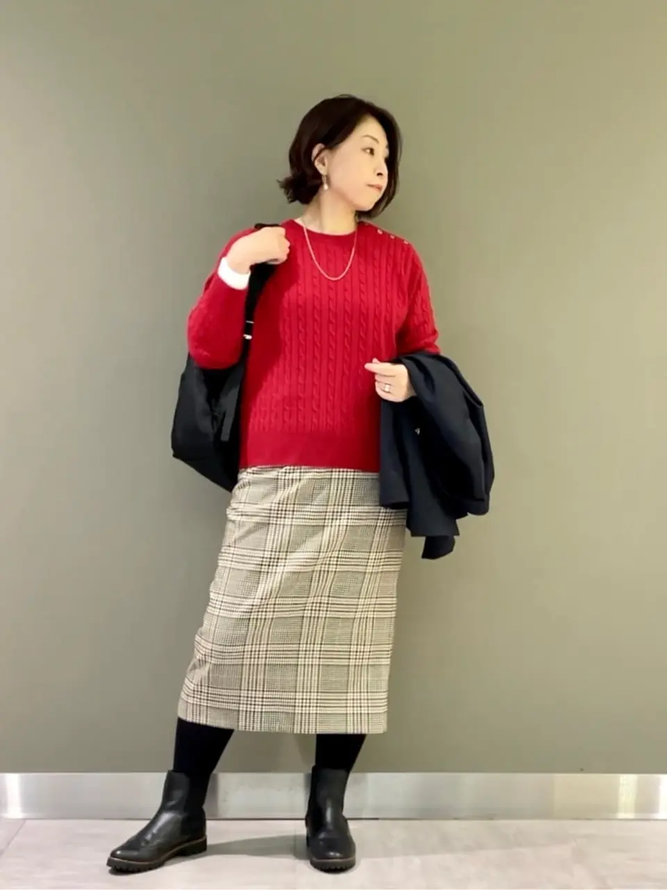 J.PRESS LADIES 髙木元 コーディネート画像