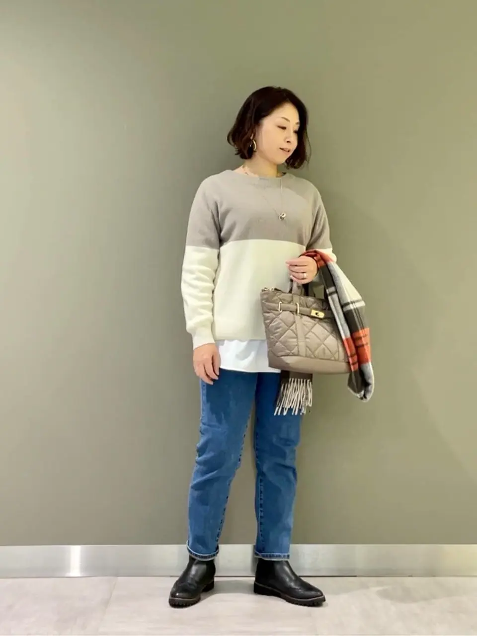 J.PRESS LADIES 髙木元 コーディネート画像