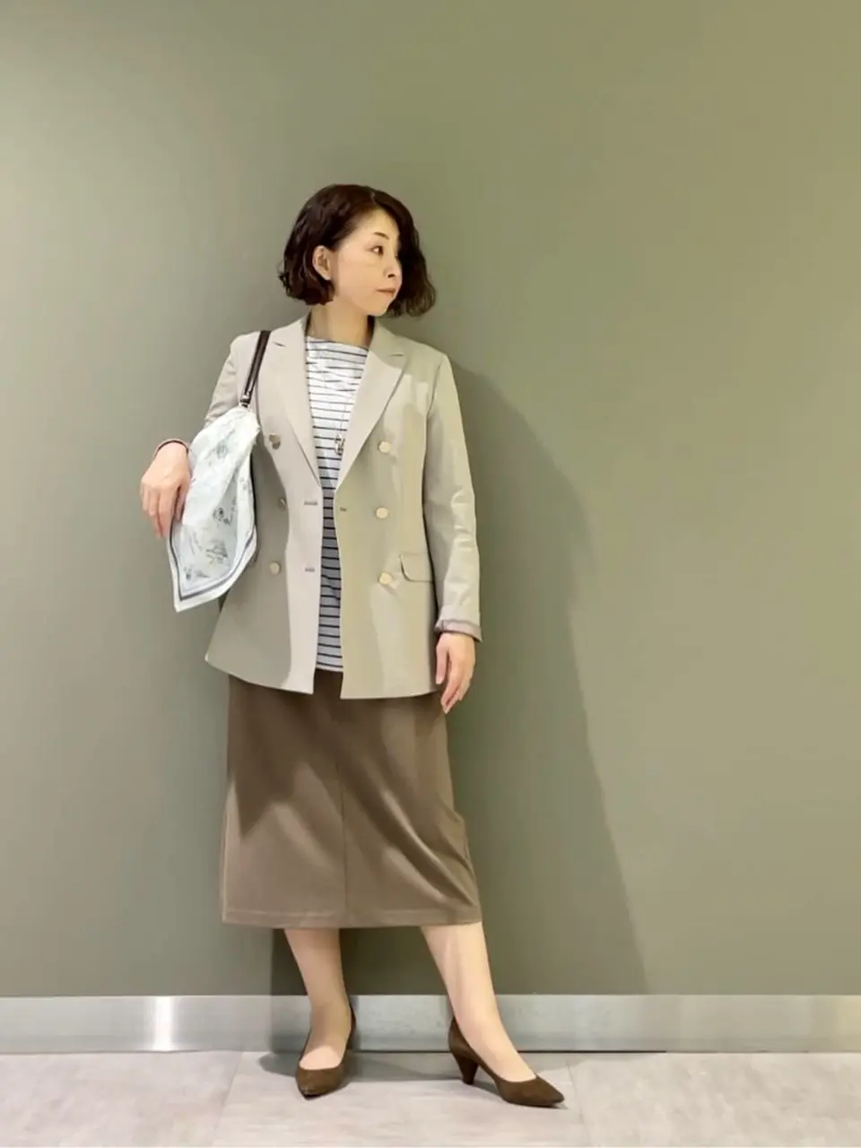 J.PRESS LADIES 髙木元 コーディネート画像