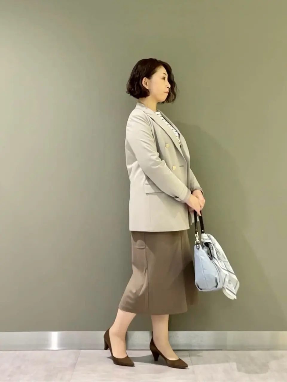 J.PRESS LADIES 髙木元 コーディネート画像