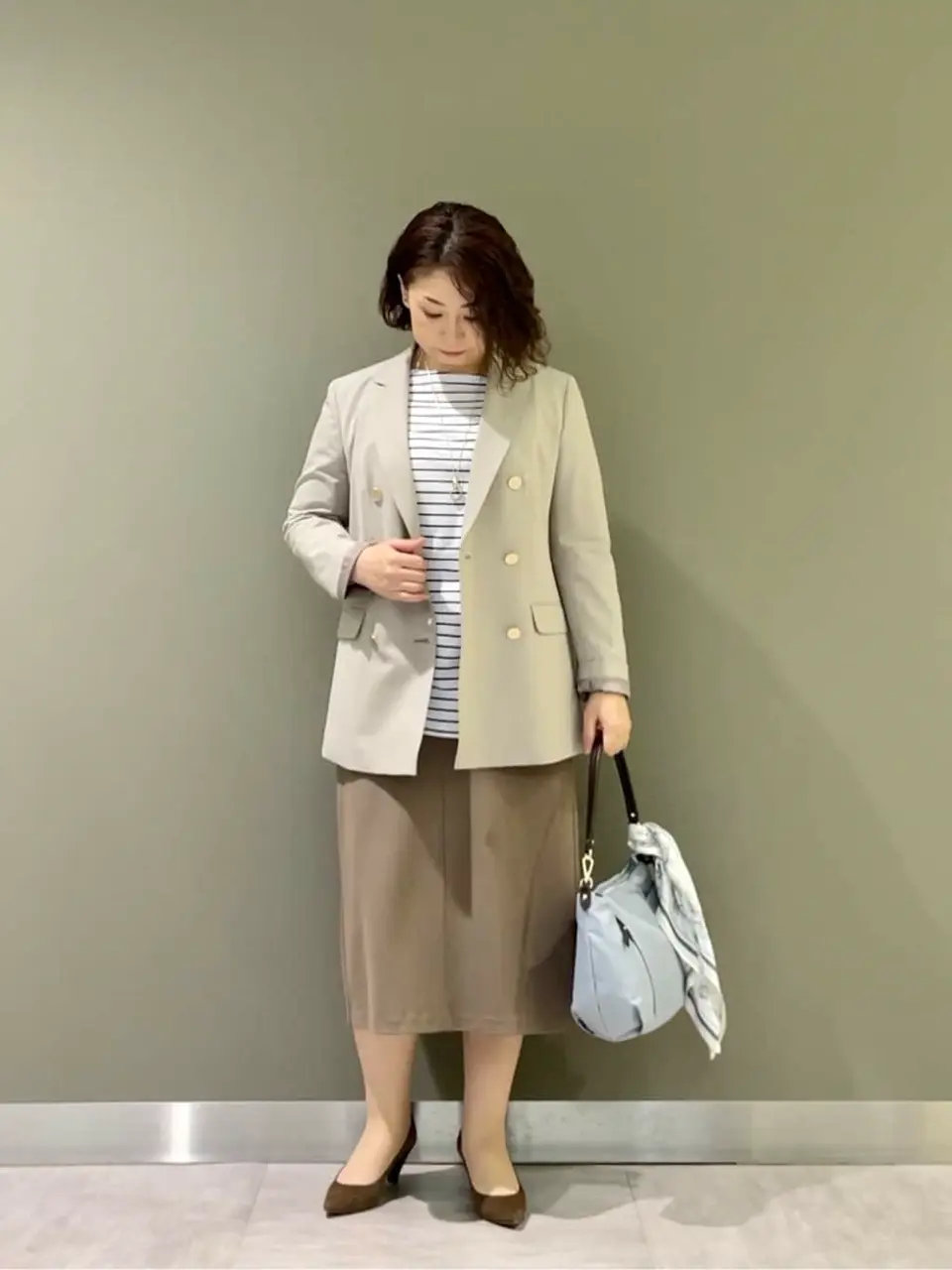 J.PRESS LADIES 髙木元 コーディネート画像