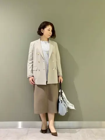 J.PRESS LADIES 髙木元 コーディネート画像