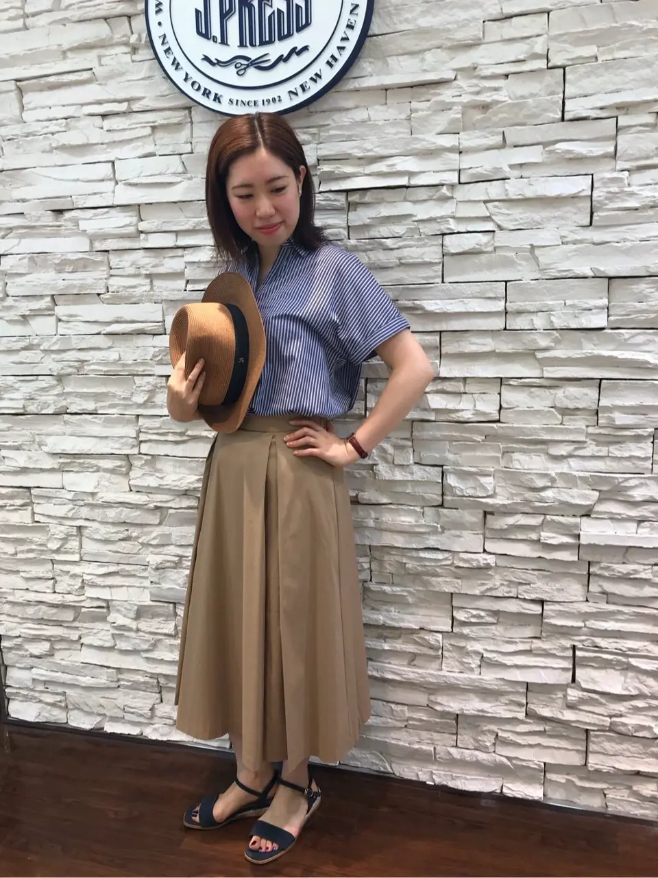 J.PRESS LADIES 金子 コーディネート画像