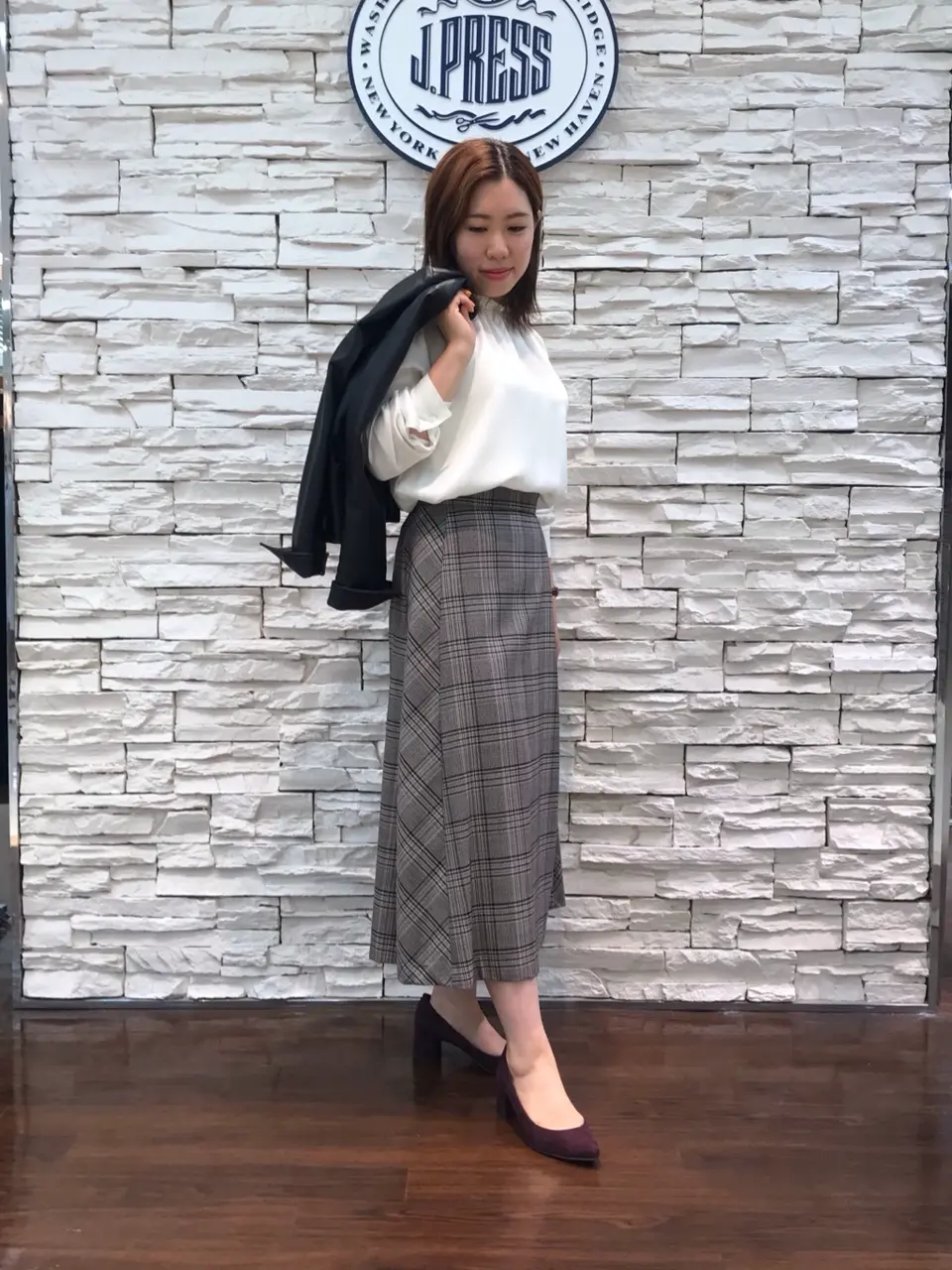 J.PRESS LADIES 金子 コーディネート画像