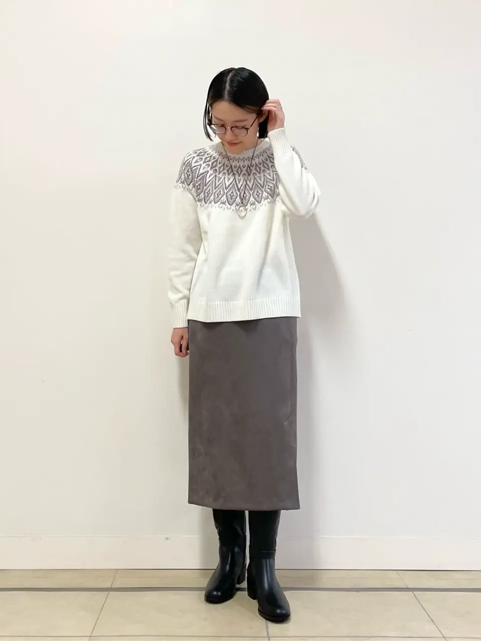 J.PRESS LADIES 佐藤 コーディネート画像