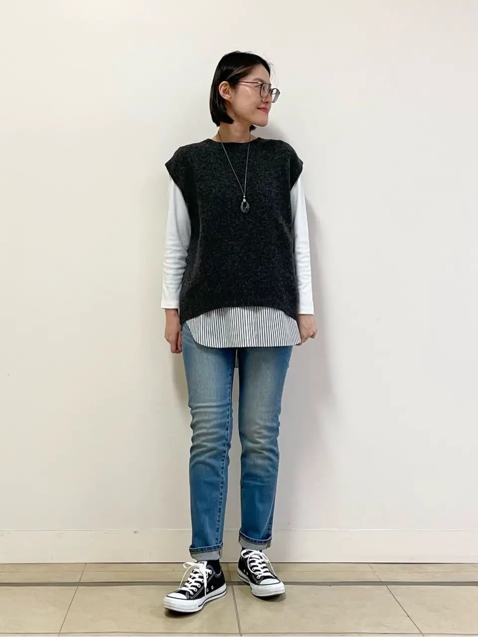 J.PRESS LADIES 佐藤 コーディネート画像