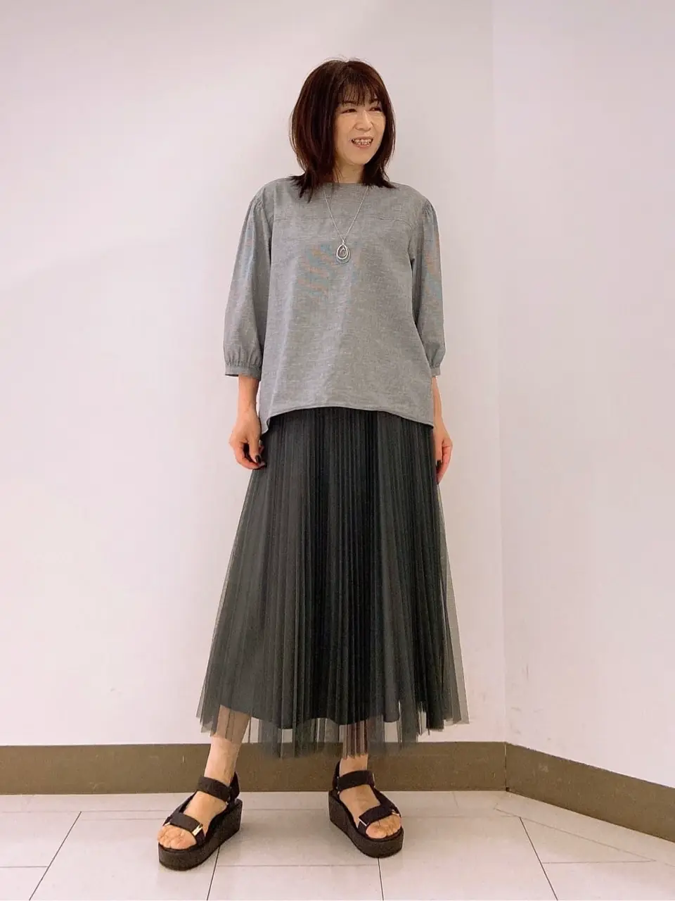 J.PRESS LADIES KAZU コーディネート画像