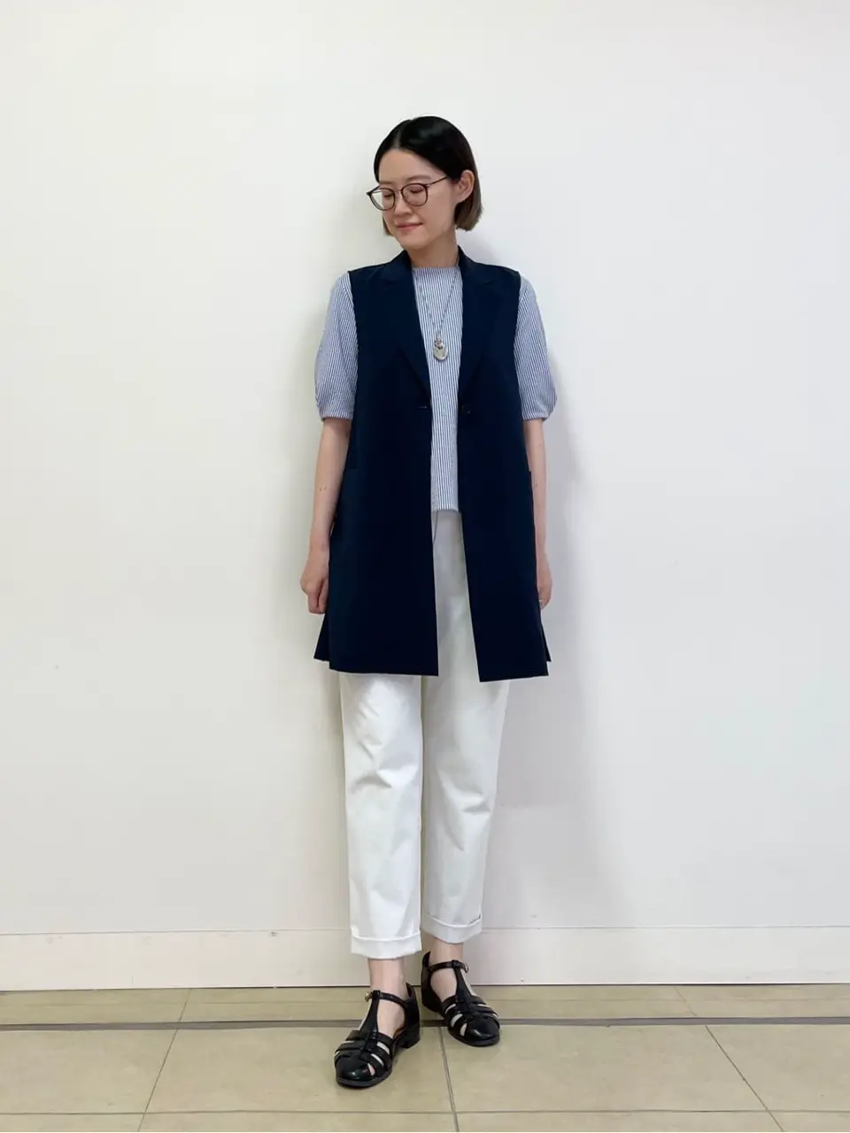 J.PRESS LADIES 佐藤 コーディネート画像