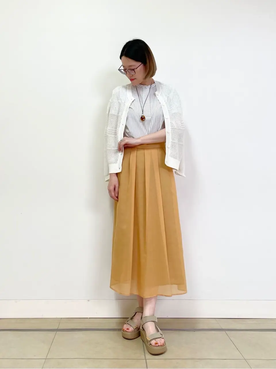 J.PRESS LADIES 佐藤 コーディネート画像