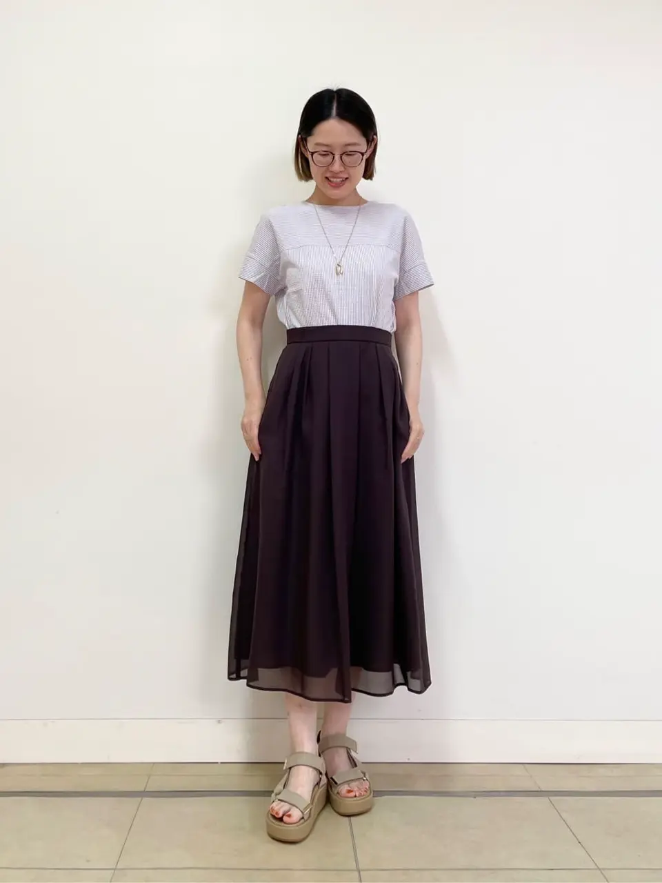 J.PRESS LADIES 佐藤 コーディネート画像