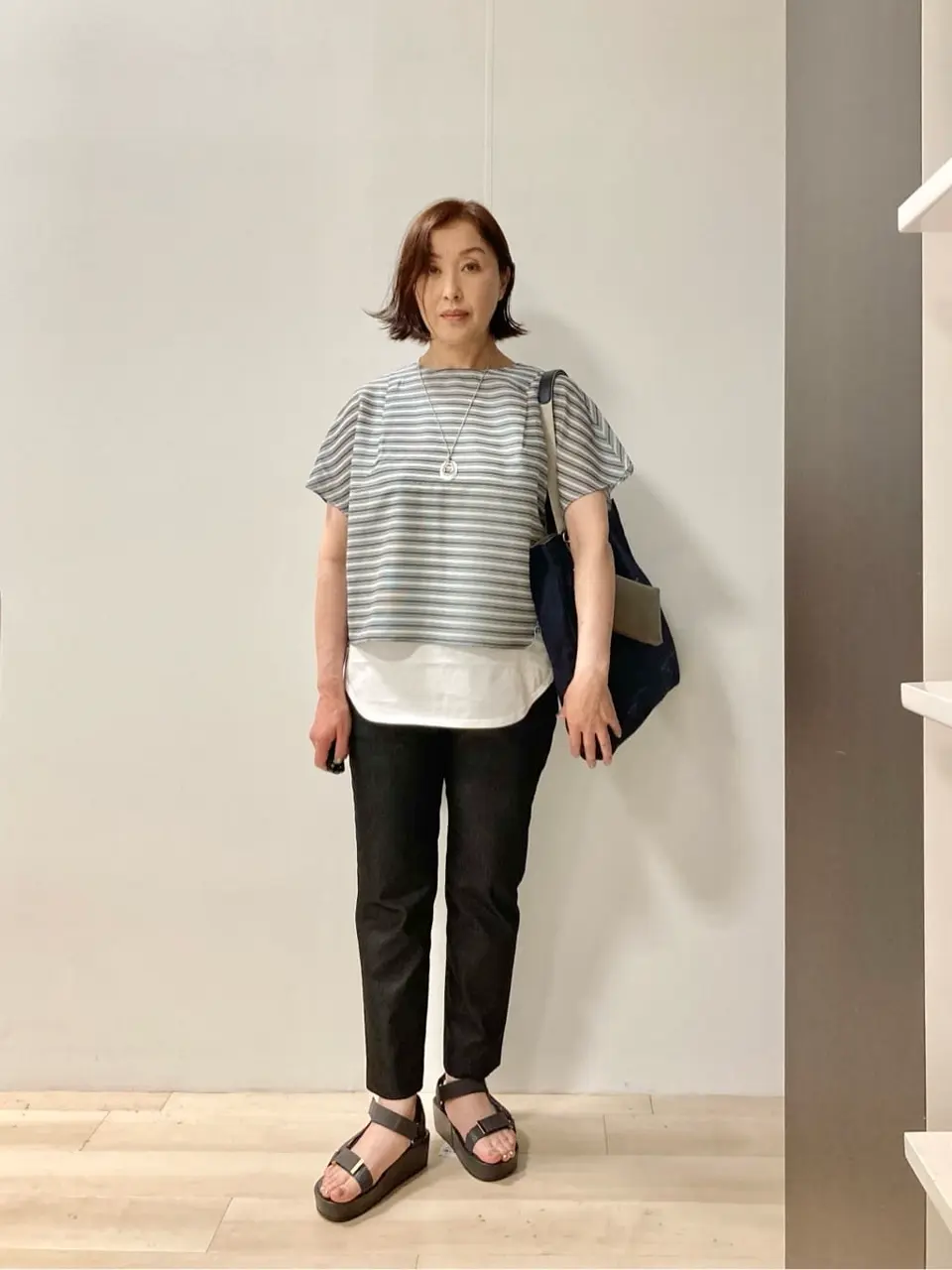 J.PRESS LADIES スタッフ コーディネート画像