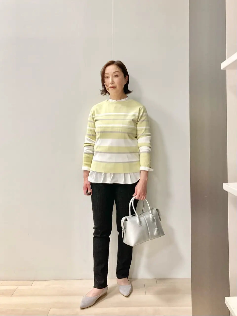 J.PRESS LADIES スタッフ コーディネート画像