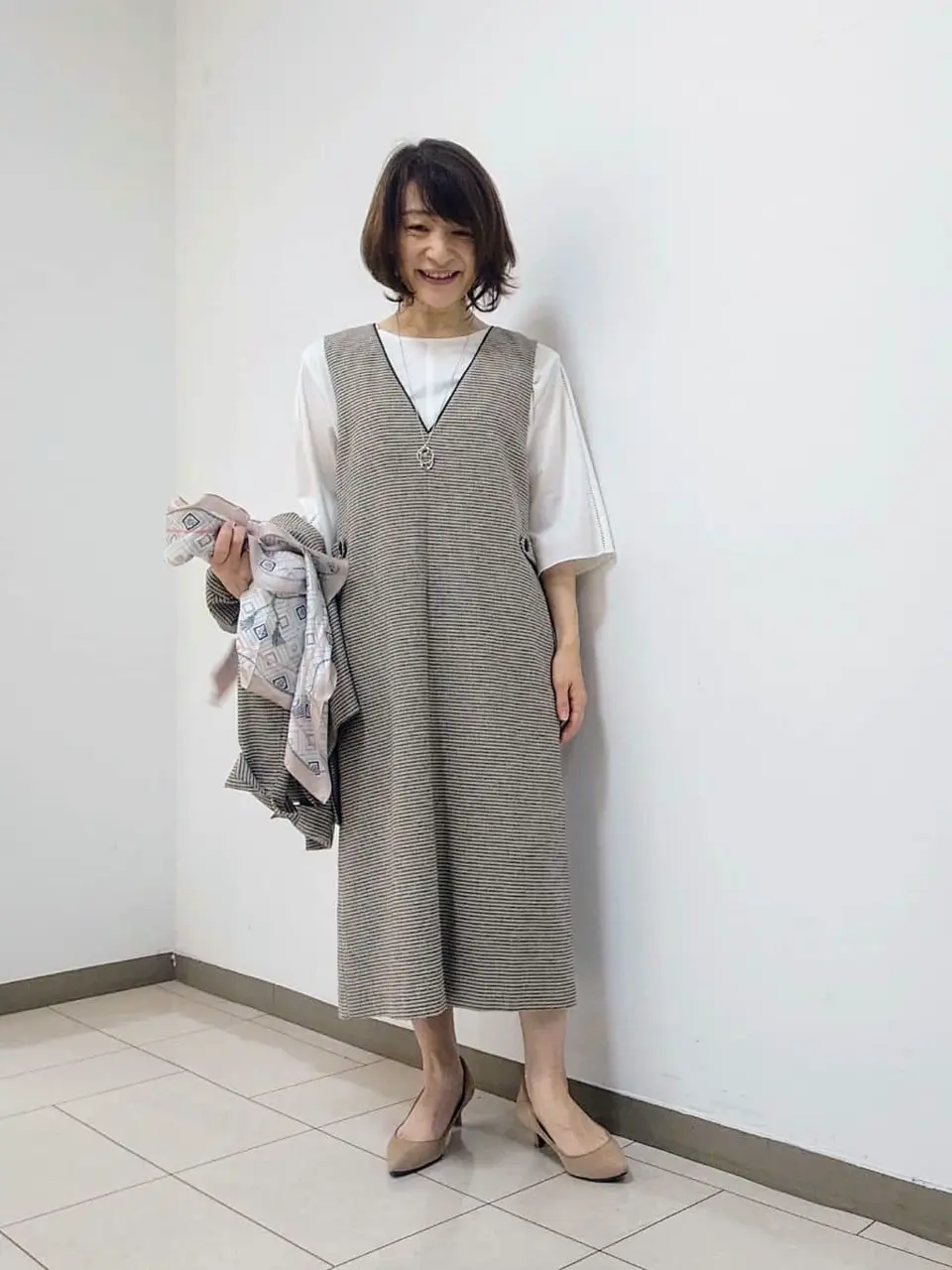 J.PRESS LADIES スタッフ コーディネート画像