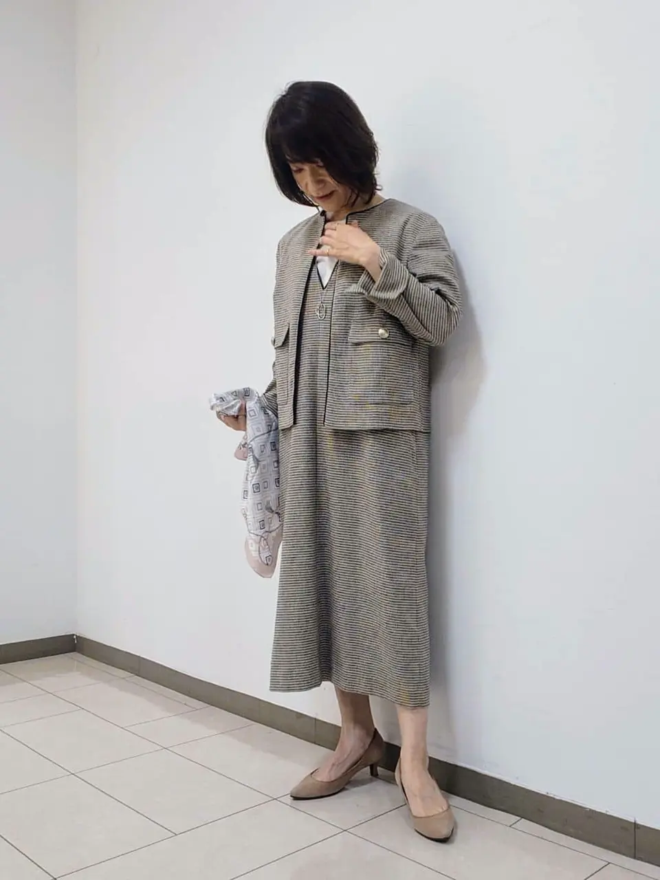 J.PRESS LADIES スタッフ コーディネート画像