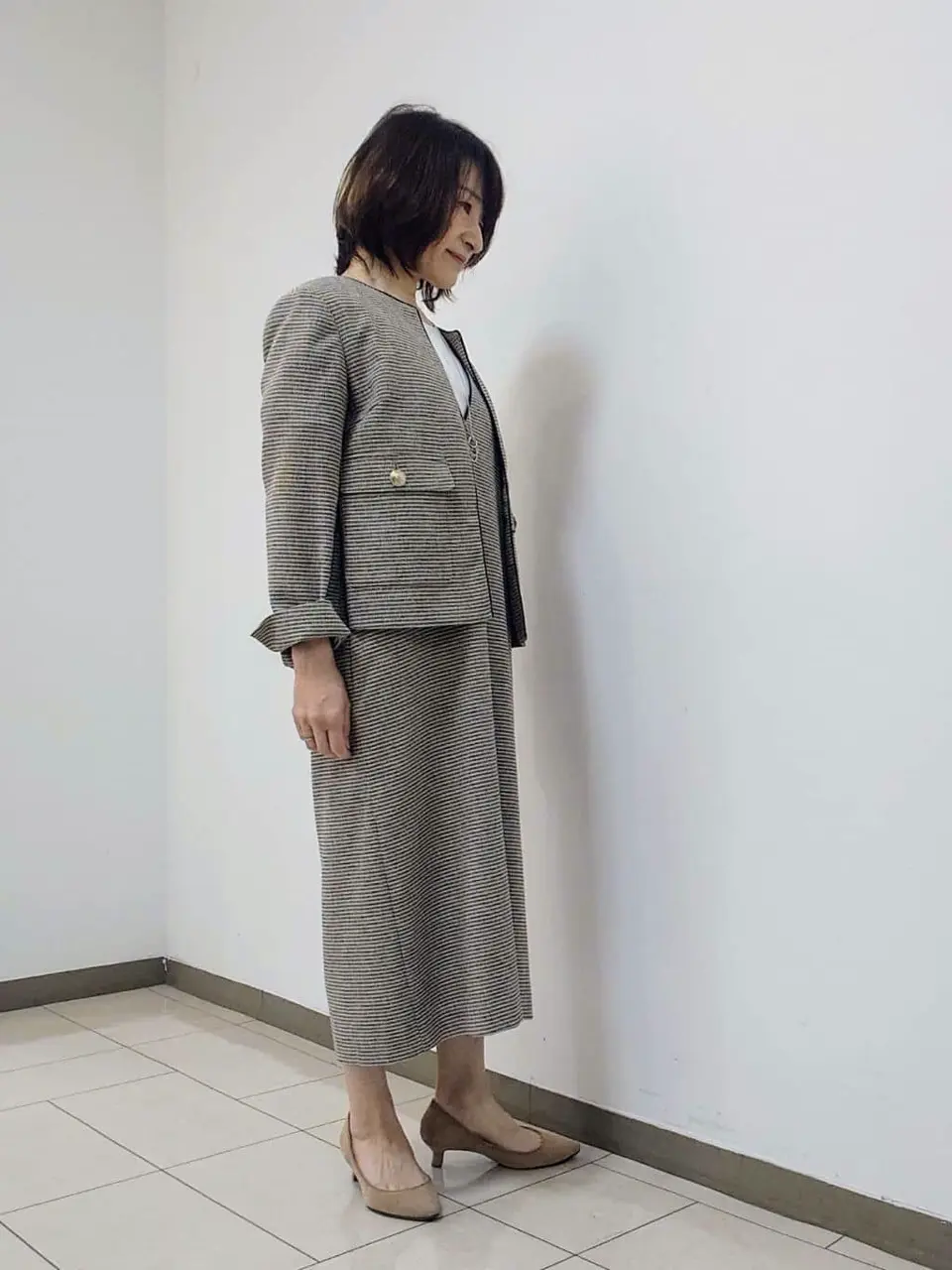 J.PRESS LADIES スタッフ コーディネート画像