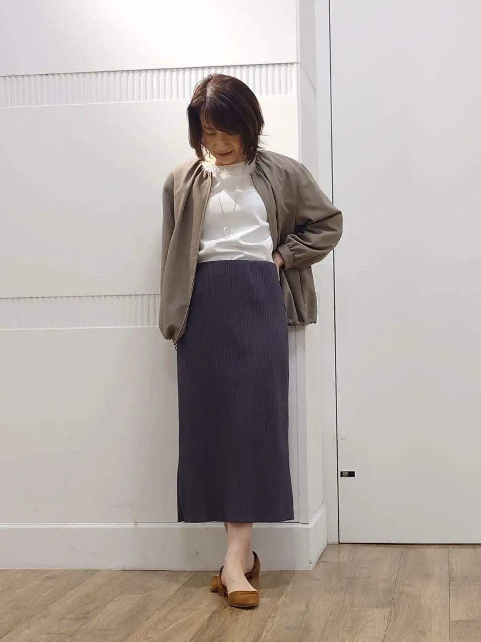 J.PRESS LADIES スタッフ コーディネート画像