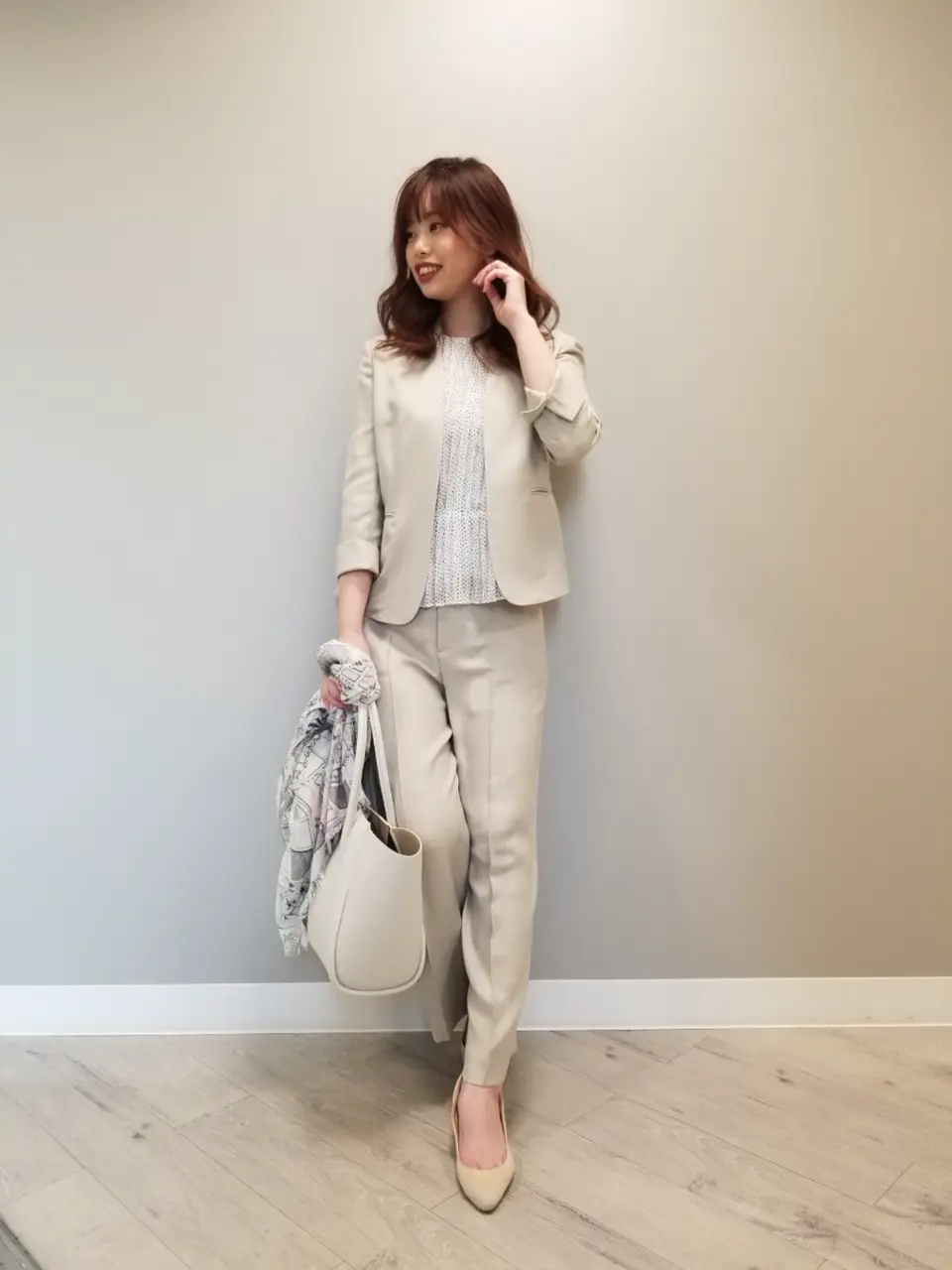 J.PRESS LADIES スタッフ コーディネート画像