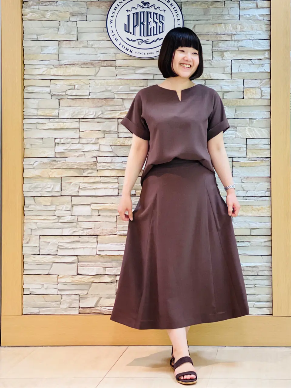 J.PRESS LADIES 内田 コーディネート画像