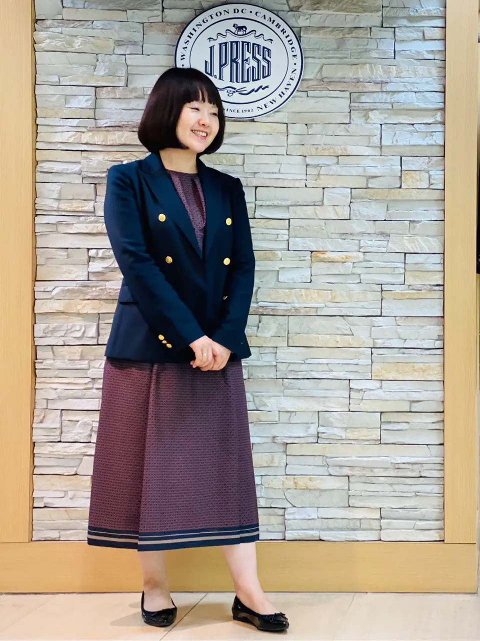 J.PRESS LADIES 内田 コーディネート画像