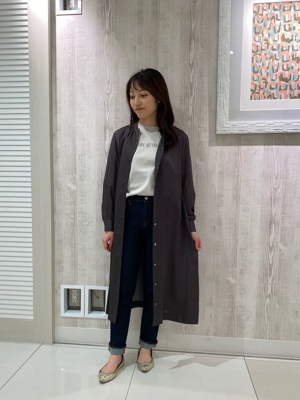 J.PRESS LADIES スタッフ コーディネート画像