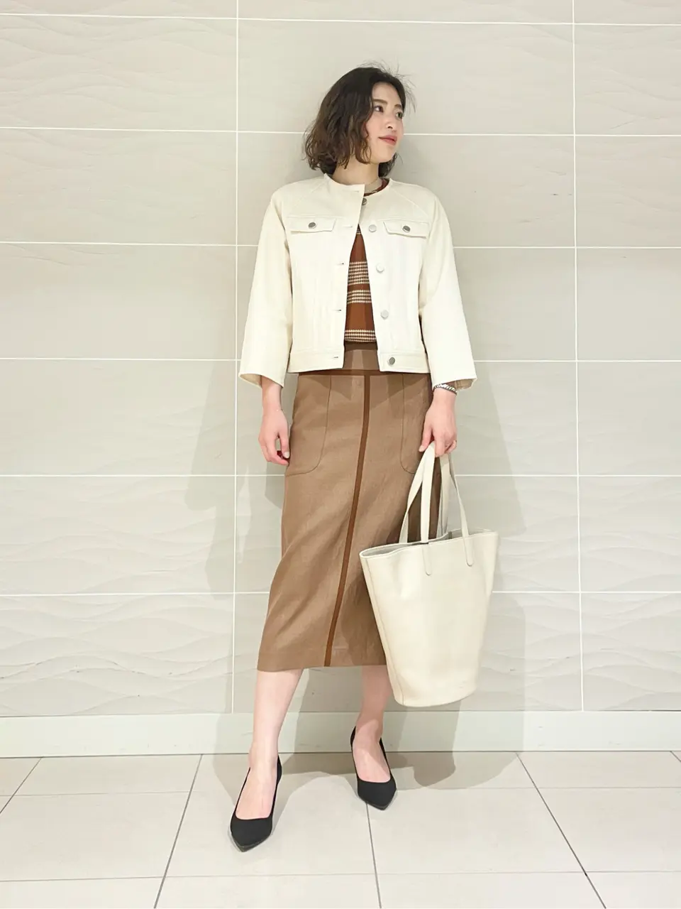 JOSEPH スタッフ コーディネート画像