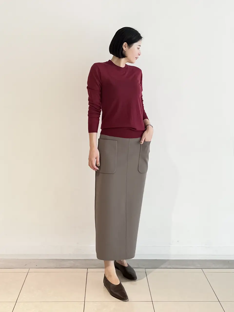 JOSEPH スタッフ コーディネート画像